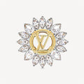 18K Louis Sunflower Brooch