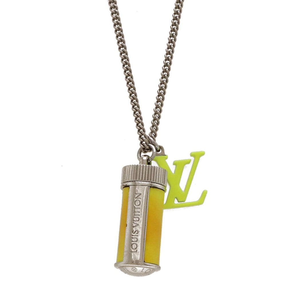18K Louis Collier Fluo Charms Vintage Necklace