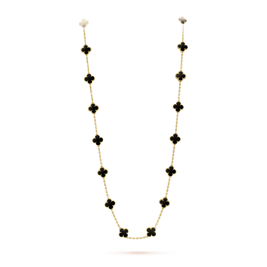 18K Vintage Alhambra 20 Motifs Long Necklace