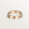 18K Love Wedding Eight Diamonds Ring