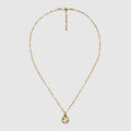 18K Double G Interlocking G Necklace