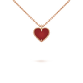 18K Sweet Alhambra Heart Pendant Necklace