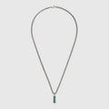 Double G Enamel Pendant Necklace