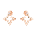 18K Louis Blossom Mini Hoops Earrings