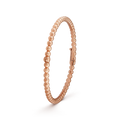 18K Rose Gold Perlée Pearls Bracelet