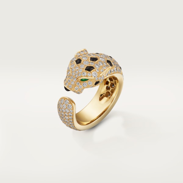 18K Panthere De Diamond Ring