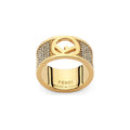 18K F Is Wide Ring