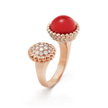 18K Perlée Couleurs Between The Finger Ring