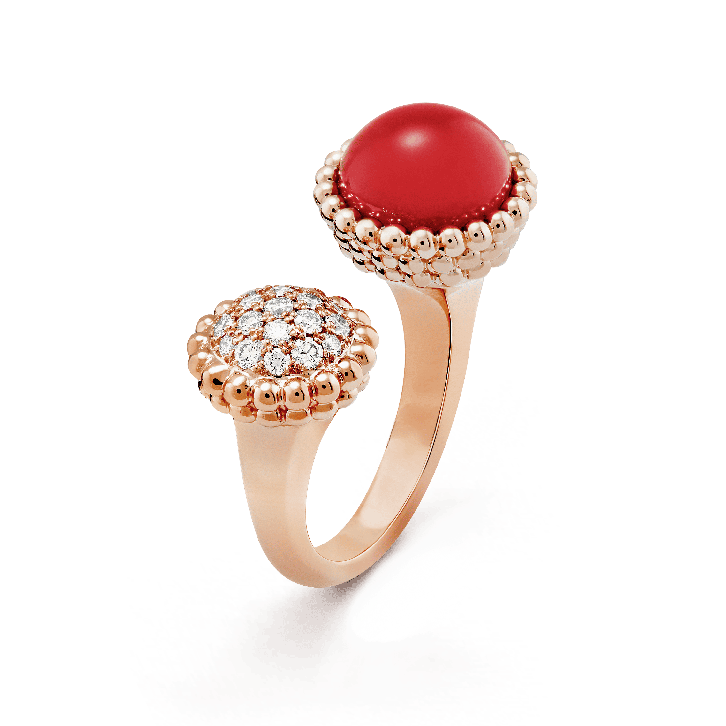 18K Perlée Couleurs Between The Finger Ring