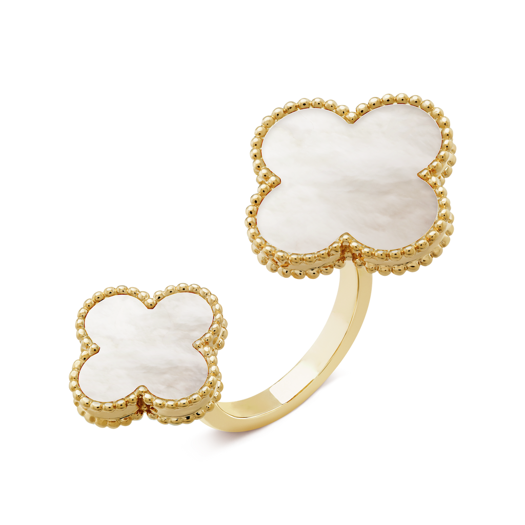 18K Magic Alhambra Mother Of Pearls Clover Ring