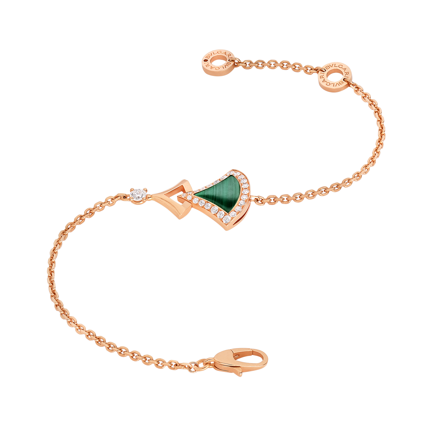 18K Divas' Dream Malachite Bracelet
