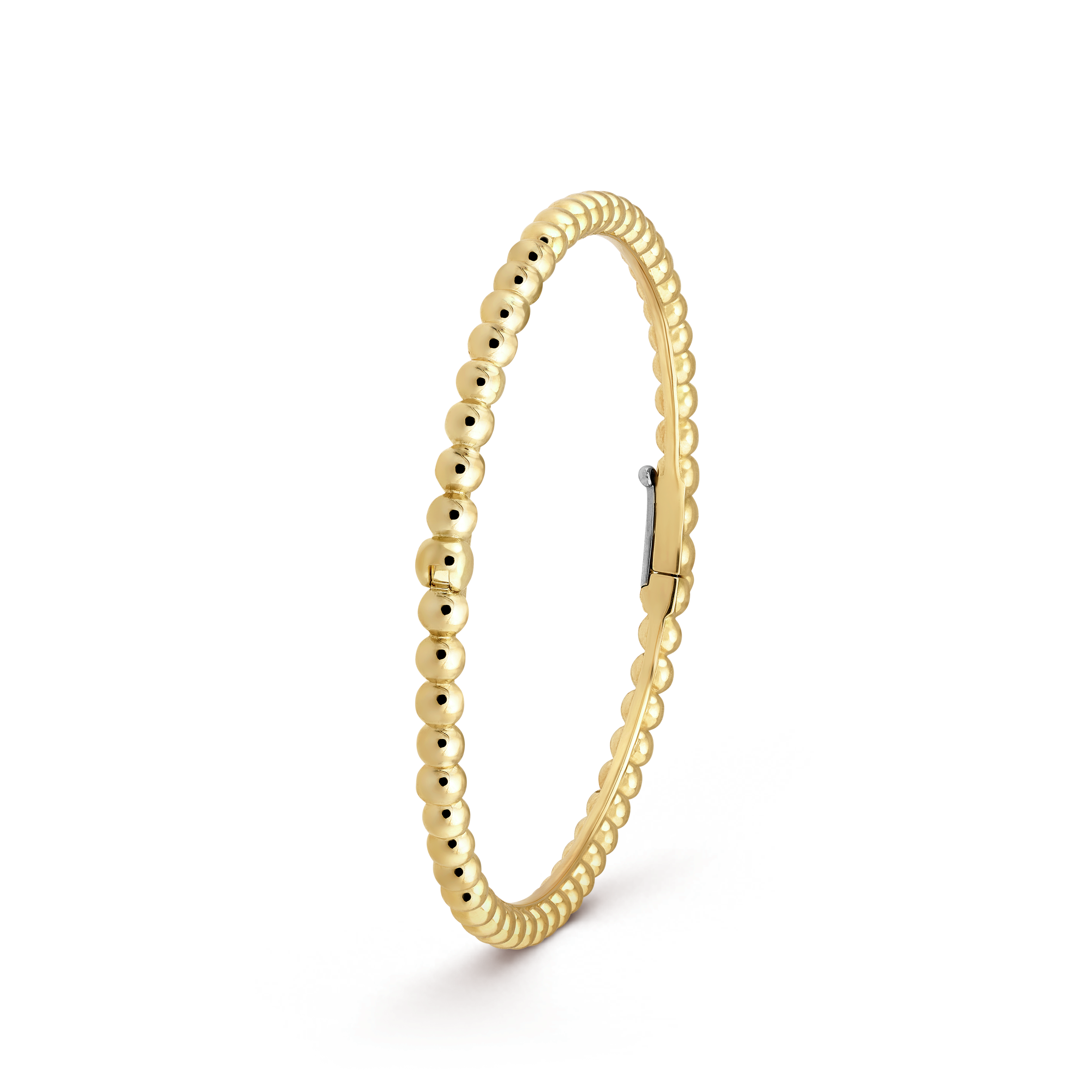 18K Yellow Gold Perlée Pearls Bracelet