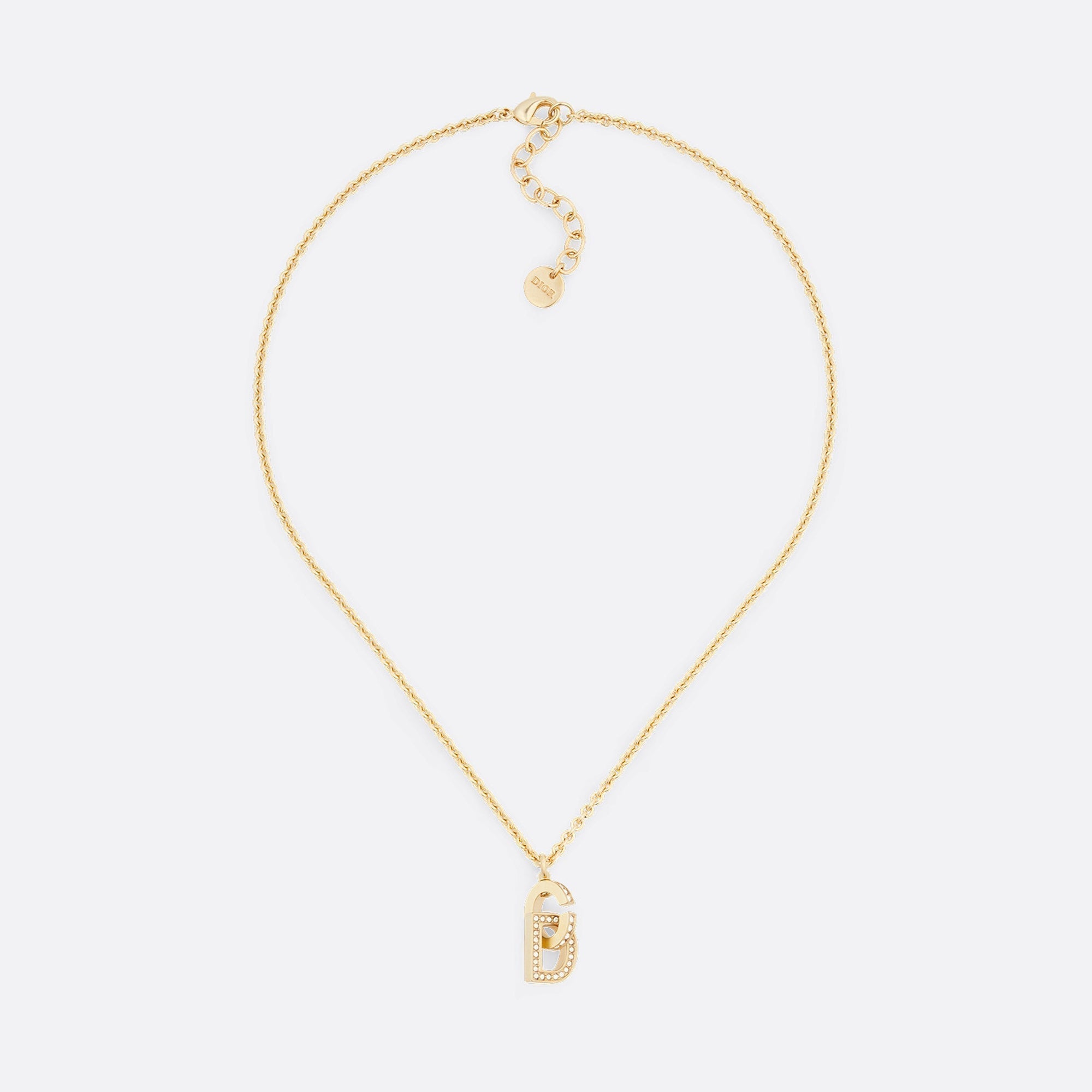 18K CD Lock Necklace