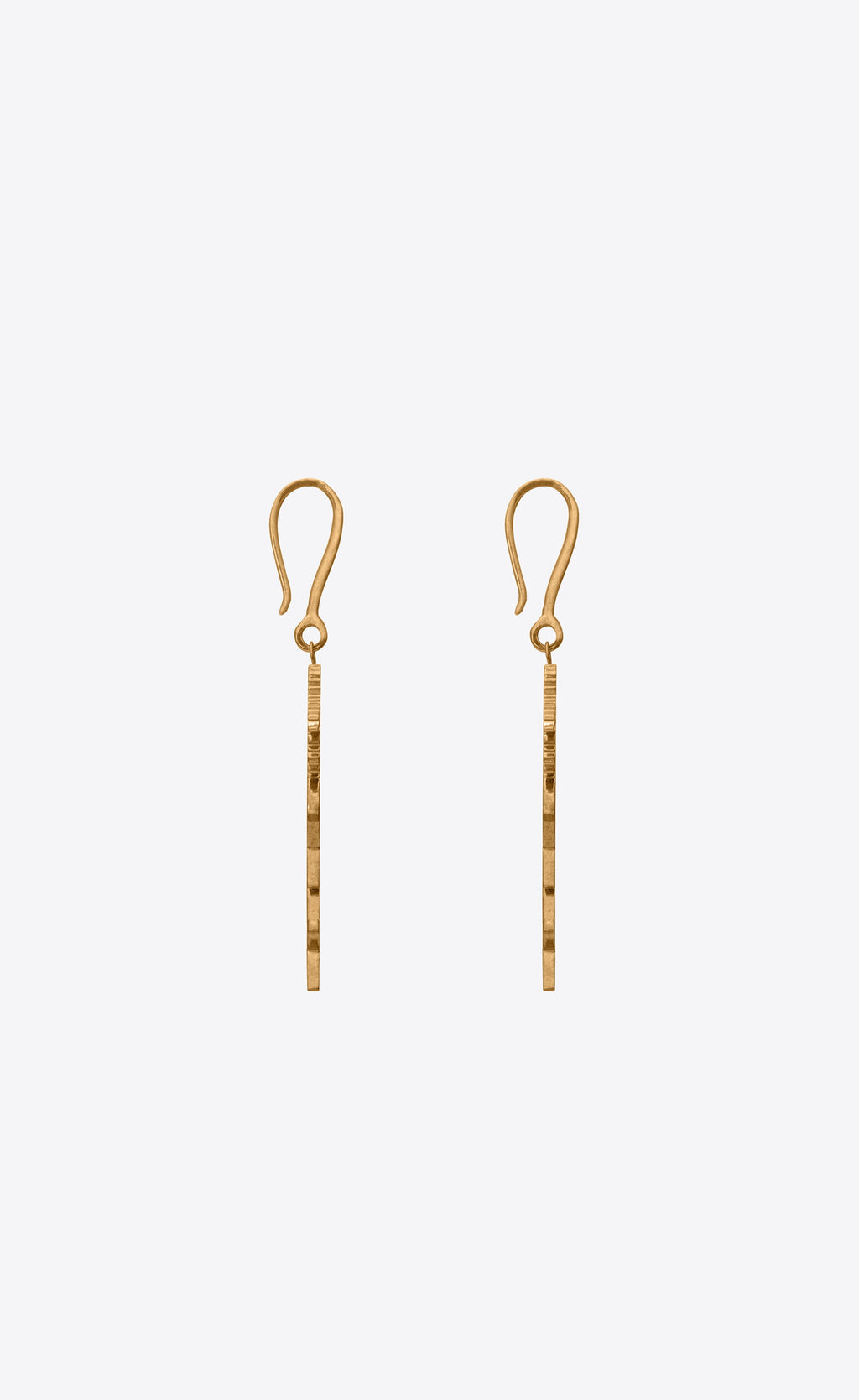 18K Saint Monogram Palmier Statement Earrings