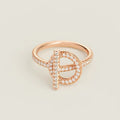 18K Echappee Diamond H Ring