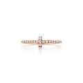 18K T Diamond Wire Ring