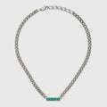 Double G Enamel Chain Necklace