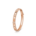 18K Rose Gold Perlée Sweet Clovers Small Bracelet