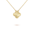 18K Vintage Alhambra Pendant Clover Necklace