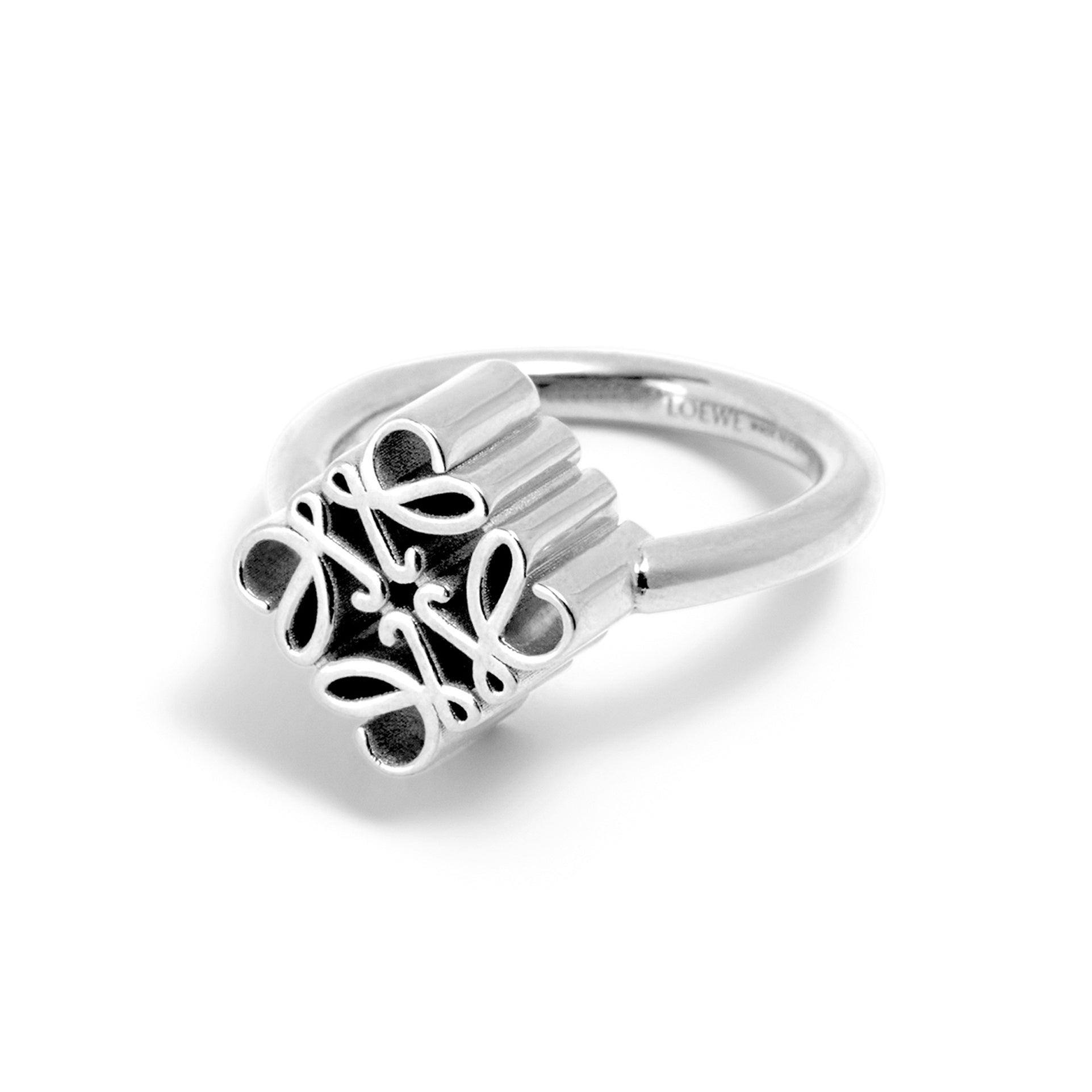 18K Anagram Single Anagram Ring