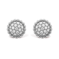 18K Perlée Diamonds Earrings