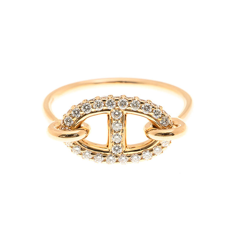 18K Farandole Diamond H Ring