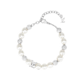 18K Louis Monogram White Pearls Bracelet