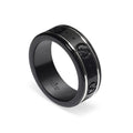 18K GG Icon Black Corundum Ring