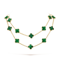 18K Vintage Alhambra 20 Motifs Long Necklace