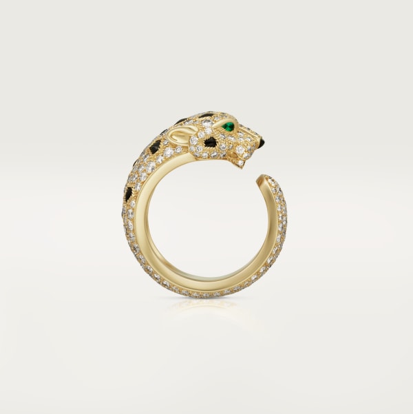 18K Panthere De Diamond Ring