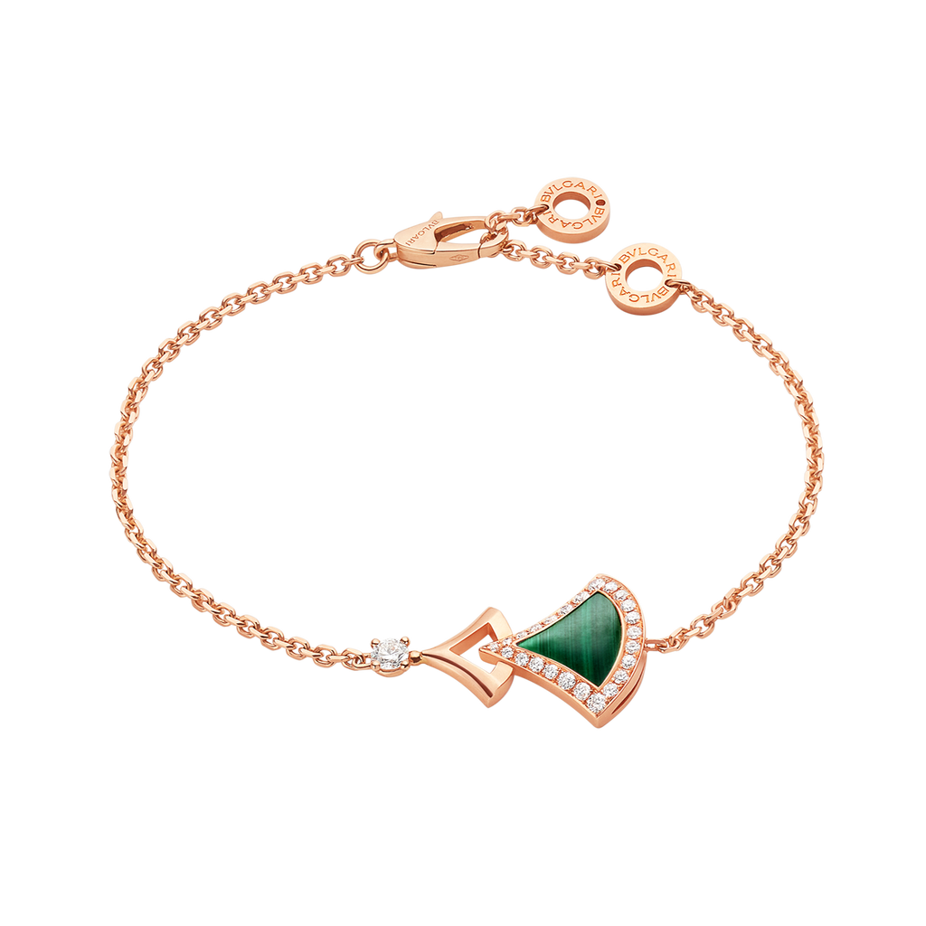18K Divas' Dream Malachite Bracelet
