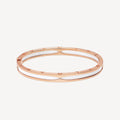 18K B.Zero1 White Ceramic Bracelet