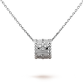 18K Perlée Clovers Pendant Necklace