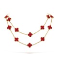 18K Vintage Alhambra 20 Motifs Long Necklace