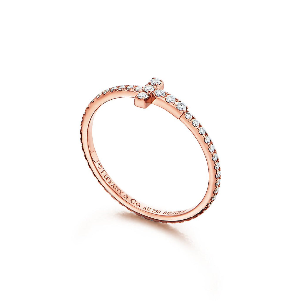 18K T Diamond Wire Ring