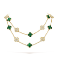 18K Vintage Alhambra 20 Motifs Long Clover Necklace