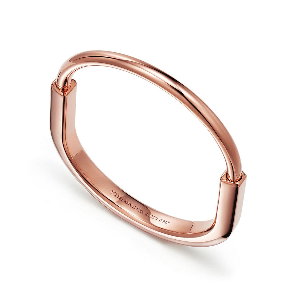 18K T Lock Bangle Bracelet