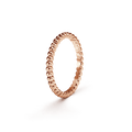 18K Rose Gold Perlée Pearls Of Gold Ring