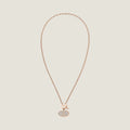 18K Chaine D'ancre Contour Pendant H Necklace