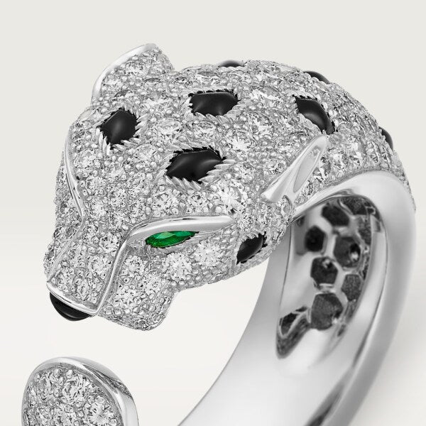 18K Panthere De Diamond Ring
