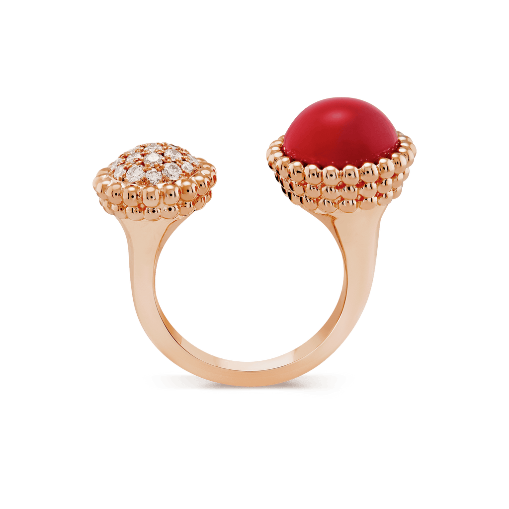 18K Perlée Couleurs Between The Finger Ring