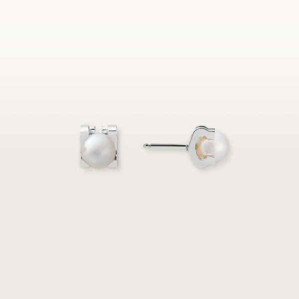 18K C De Earrings