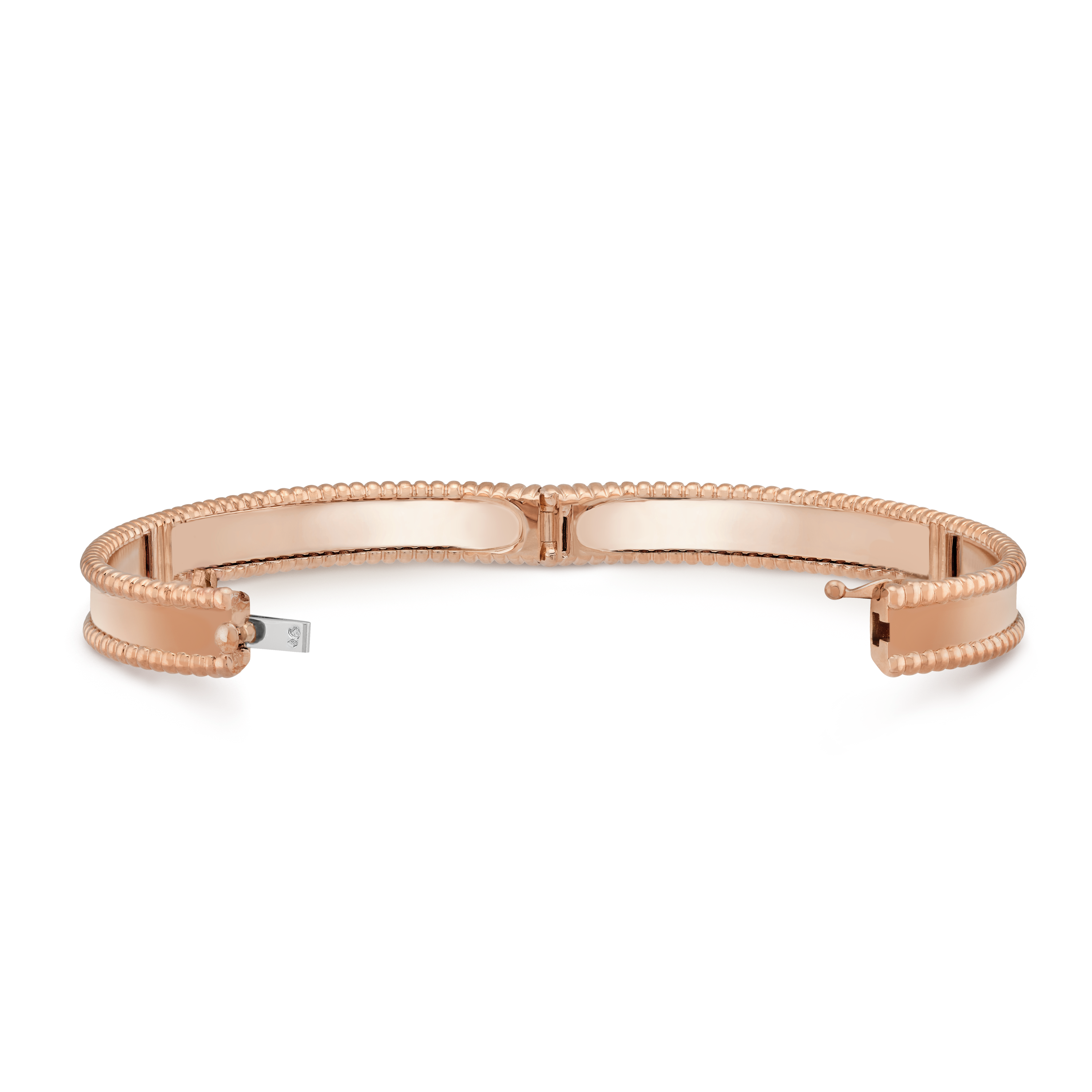 18K Rose Gold Perlée Signature Bracelet