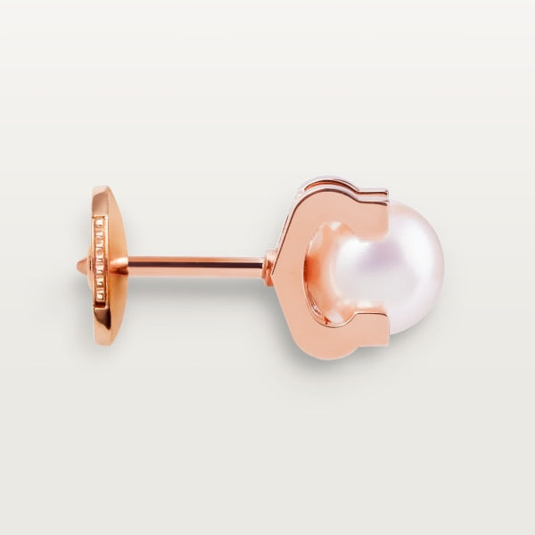 18K C De Earrings