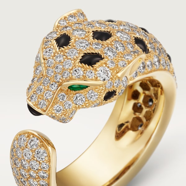 18K Panthere De Diamond Ring