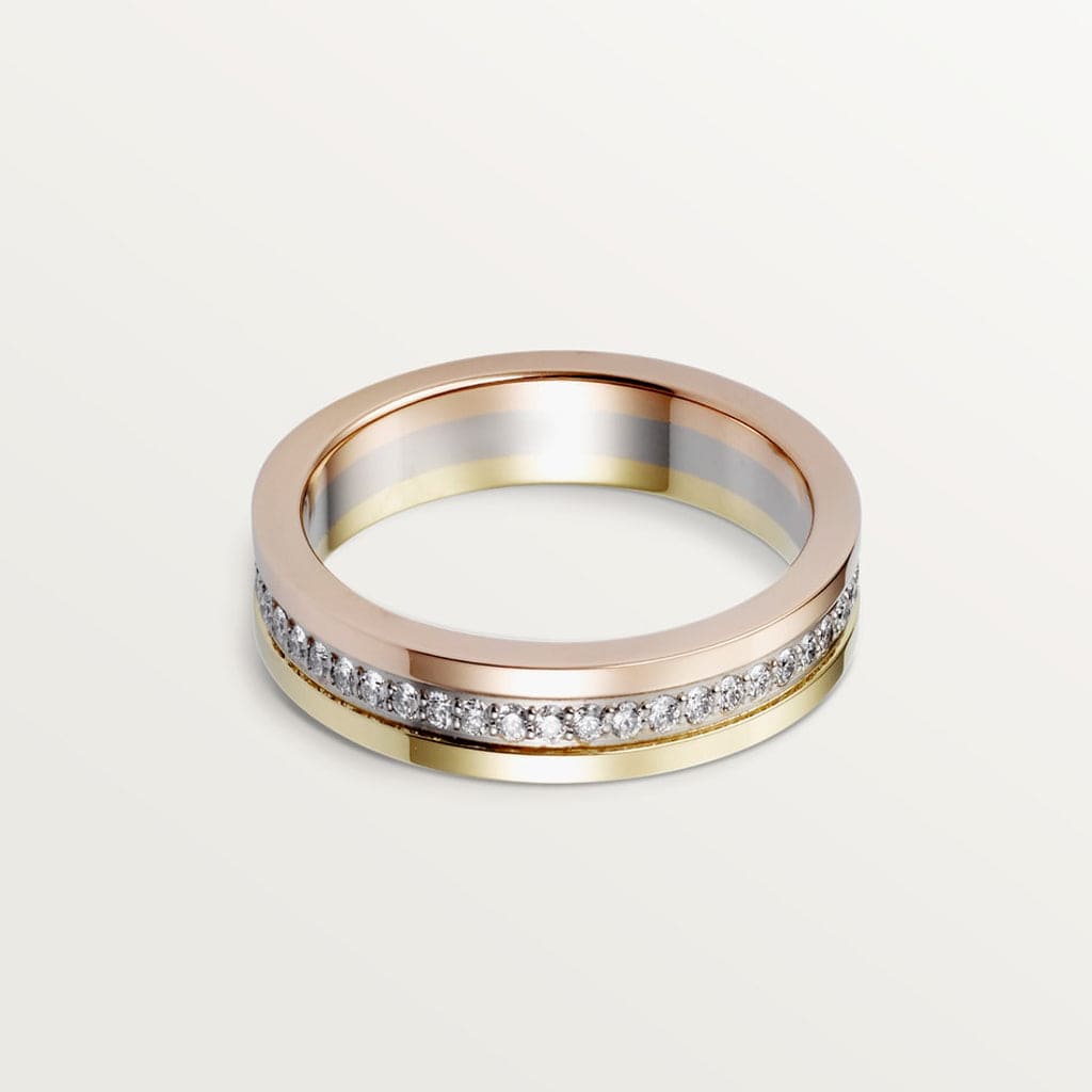 18K Vendome Louis Diamonds Ring
