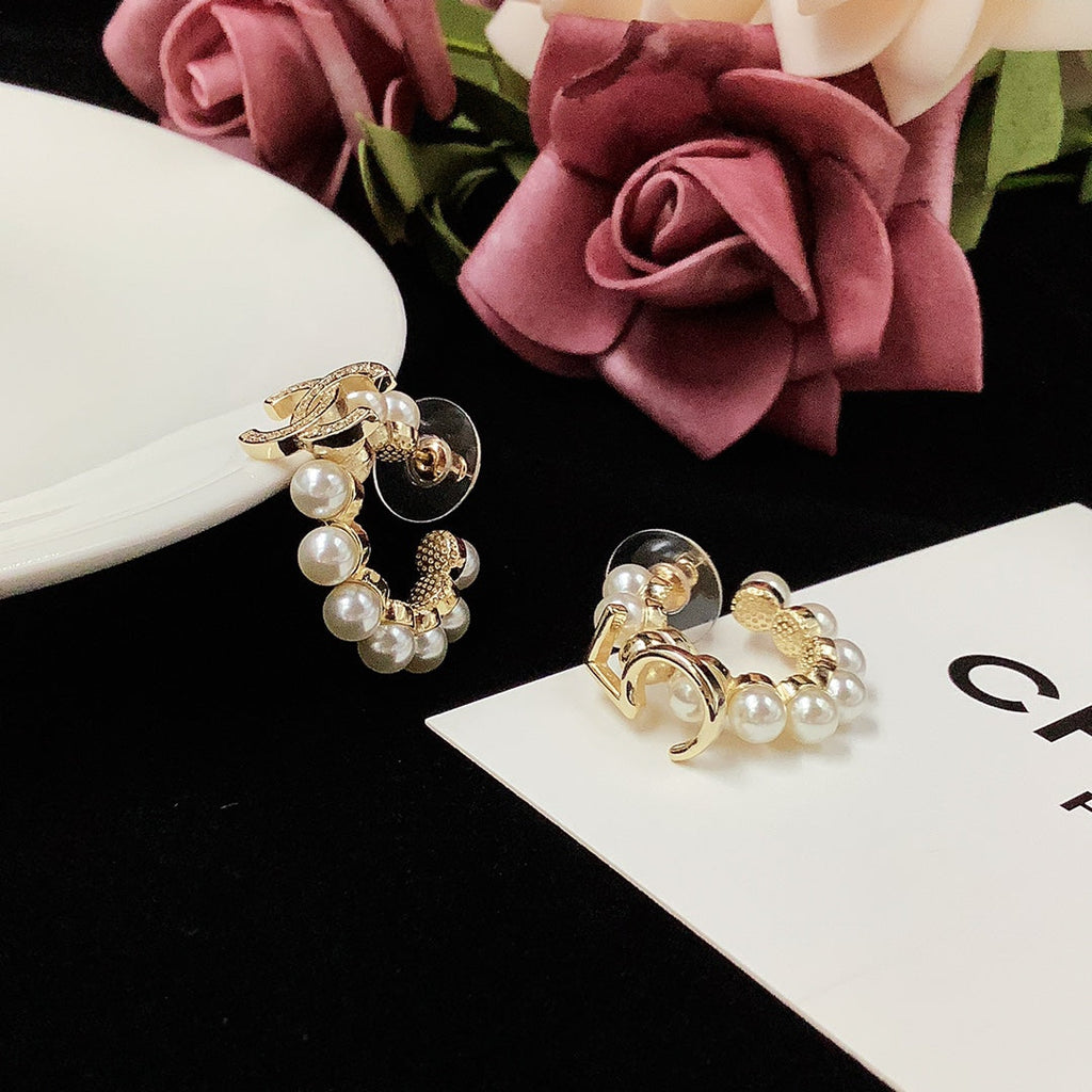 Pearl earrings