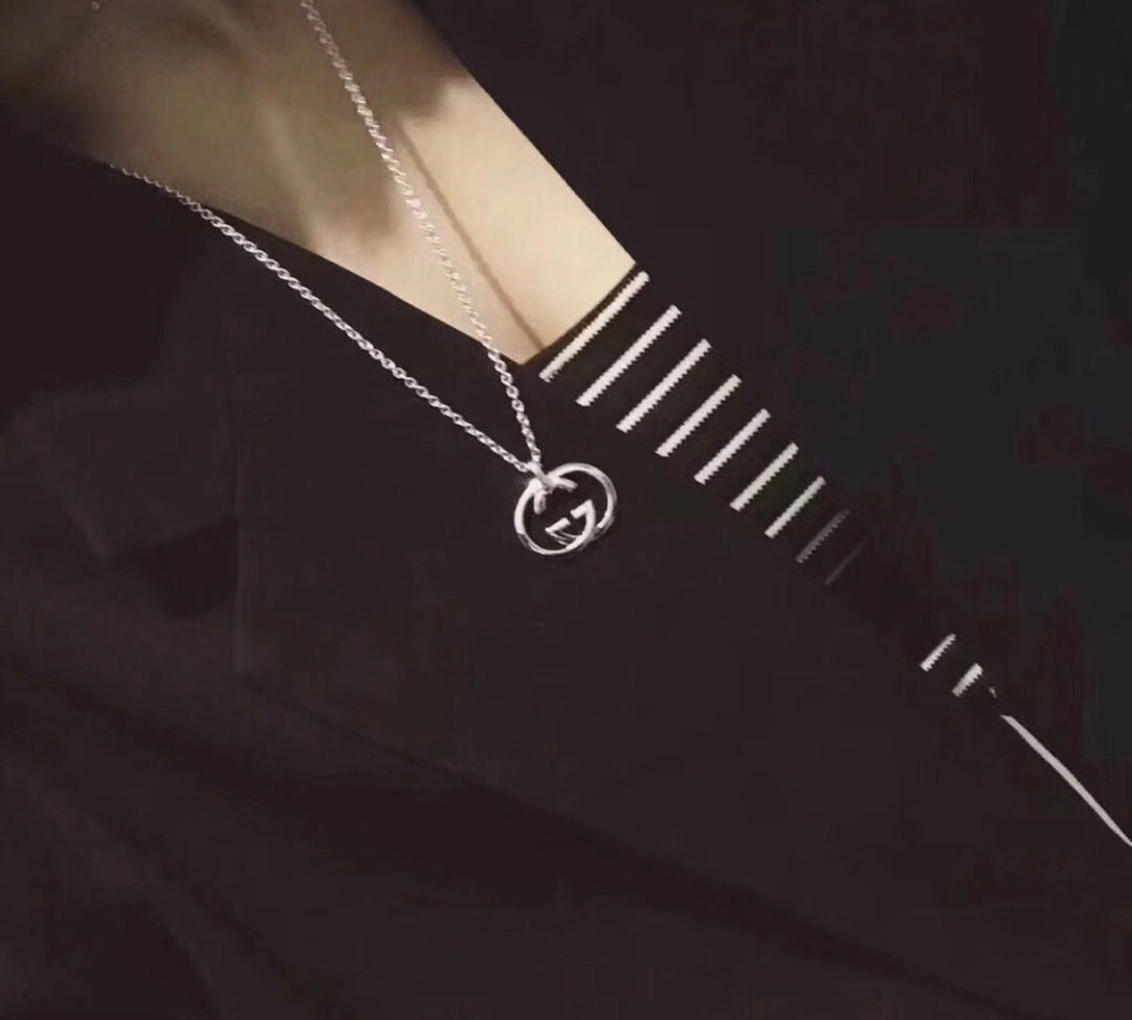 Slivery fashition necklace