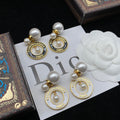 pearl delicate earrings