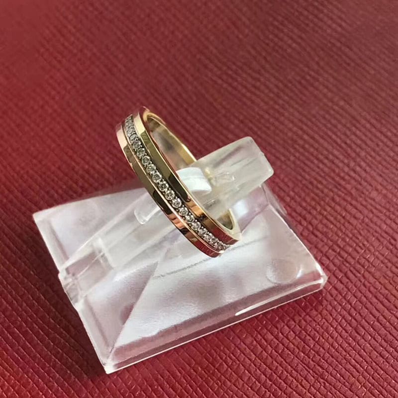 18K Vendome Louis Diamonds Ring